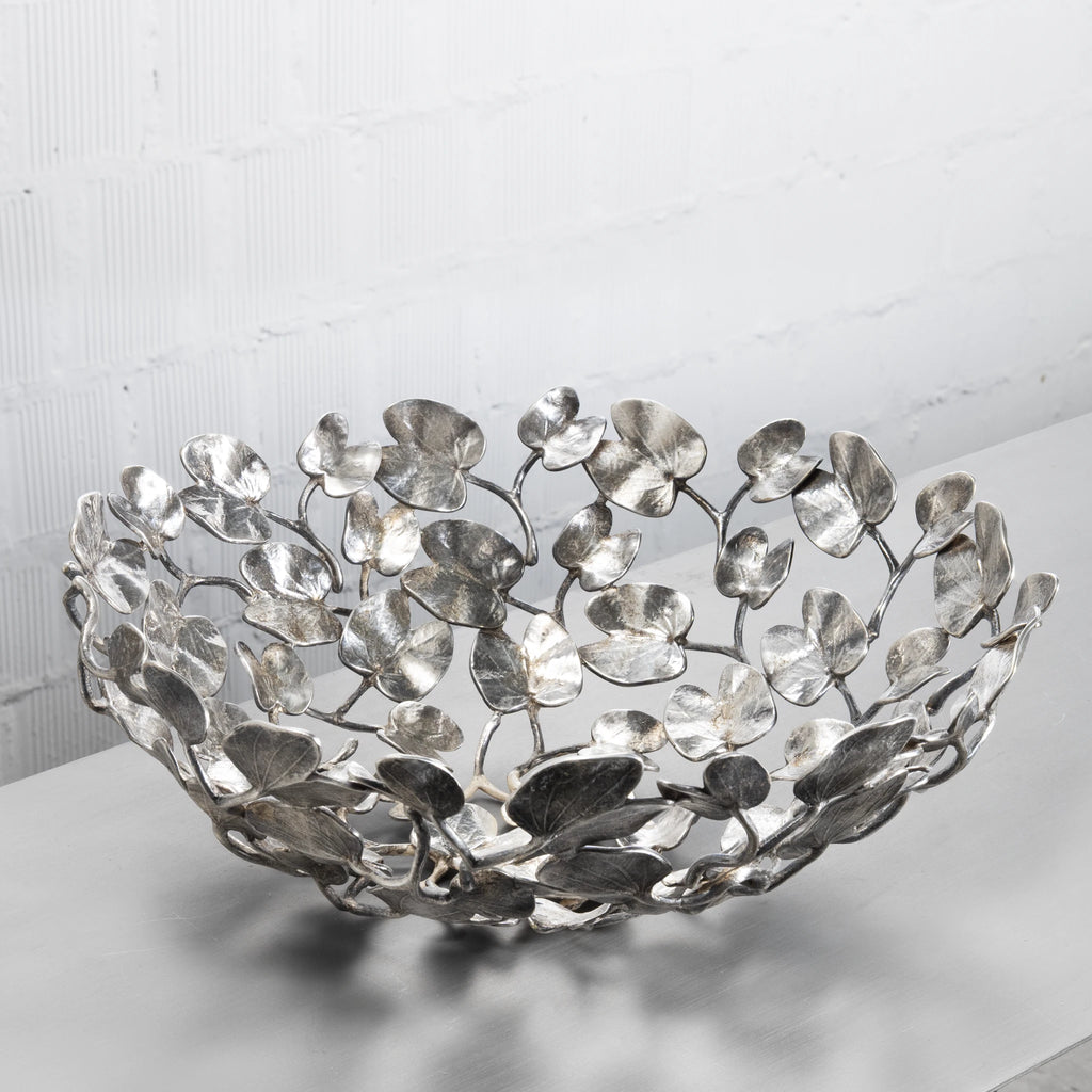 Full view of Kachnar II silver-plated bowl